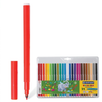 Фломастеры 7790/24 TP 24 цвета Centropen (10/100) 2