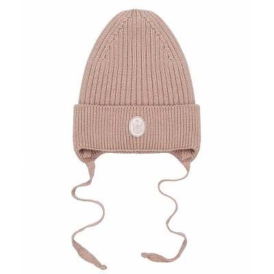 Шапка демисезонная на завязках Наследникъ НВ1027-КЧ 2