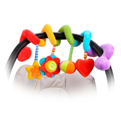 Растяжка Радуга с развивающими игрушками Жирафики 939718