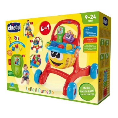 Каталка ходунки Тележка для покупок Chicco 07655