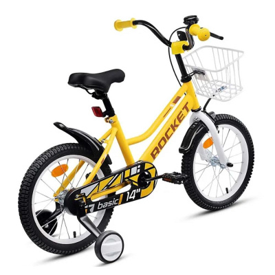Велосипед двухколёсный 14 Rocket Basic 14.BASIC.Y.25 жёлтый 03