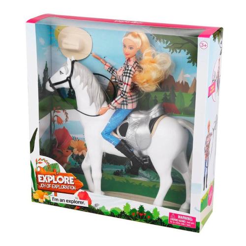 Игровой набор На прогулке  кукла 29 см Defa Lucy 8466 white фото 3