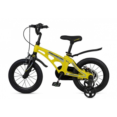 Велосипед детский Maxiscoo Cosmic Стандарт Плюс 14 MSC-C1441 жёлтый матовый 03