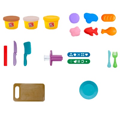 Набор для лепки Обед на всю семью Joy Doh MEAL-150 pot 1