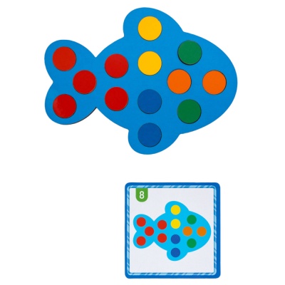 Сортер деревянный Рыбка с заданиями Десятое королевство 05116 2