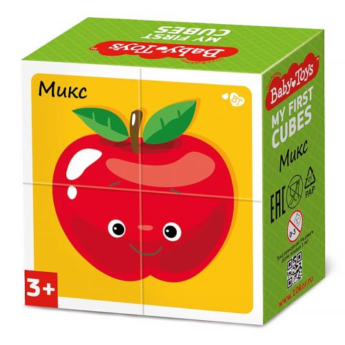 Кубики Микс 4 штуки Baby Toys Десятое королевство 03544 фото 2