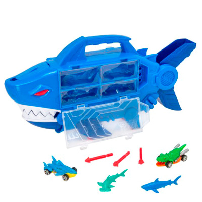 Игровой набор Teamsterz Машинка-транспортер Shark Destroyer HTI 1410003 4