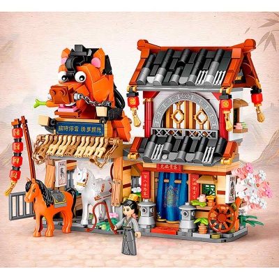 Конструктор Конюшня 997 деталей Loz 1243_MK 4