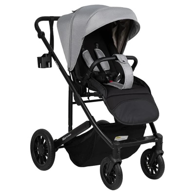 Коляска 3 в 1 Farfello Sola Trio Comfort SOLA-8 Silver grey 04