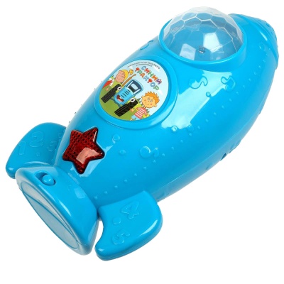 Ракета с проектором Синий трактор 50 песен стихов звуков Умка HT1030-R1