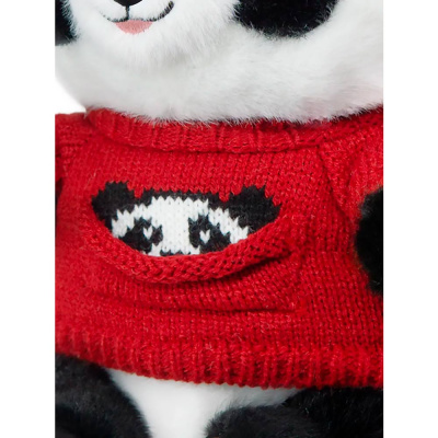 Мягкая Игрушка Панда в Красном Свитере 25 см MaxiToys 022502-25-RD 3