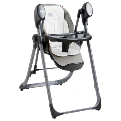 Стульчик для кормления - электрокачели Sweet Baby Amuleto 427158 Steel Grey