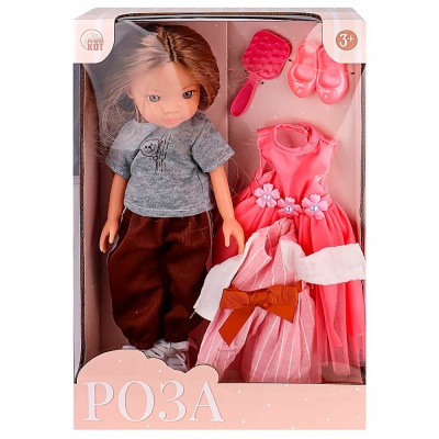 Кукла 33 см одежда аксессуары Рыжий кот ИК-0399 4