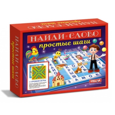 Настольная игра №58 Найди слово Простые шаги Stellar 01158