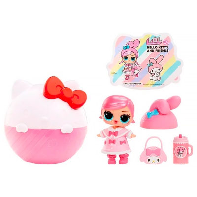 Кукла в шаре Лол Сюрпрайз Hello Kitty & Friends MGA 66249 4