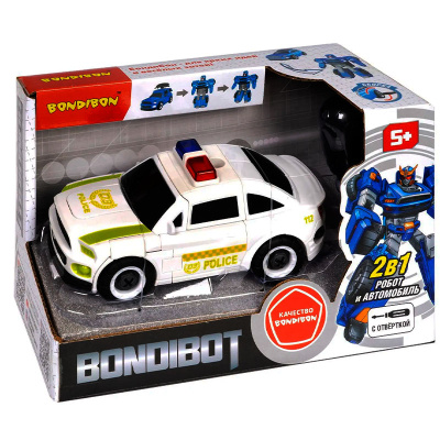 Игрушка Трансформер Bondibot полиция Bondibon ВВ5610 4