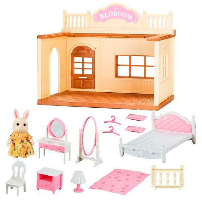 Игрушечный домик Спальня с фигуркой кролика Наша игрушка A03 2