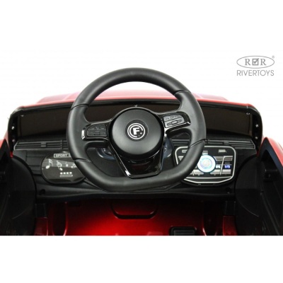 Детский электромобиль RiverToys X008XX красный глянец