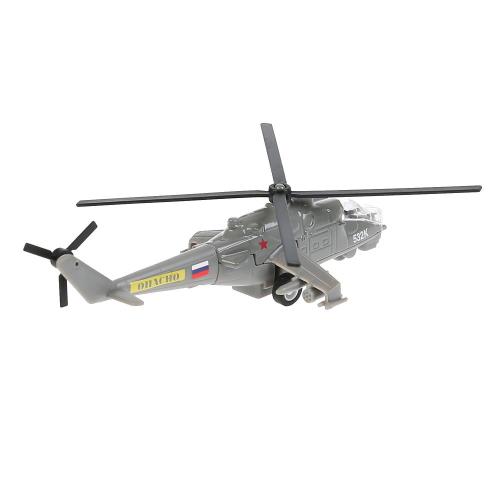 Игрушка металлическая Вертолет МИ-24 15см Технопарк SB-16-58-1WB фото 2
