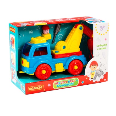 Конструктор Автомобиль-эвакуатор 38 деталей Полесье 84828 2