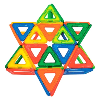 Магнитный конструктор Big Magnetic Blocks 34 детали Brauberg 663845 1