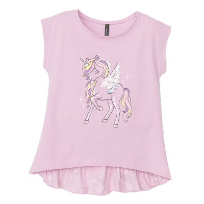 Рубашка туника для девочки Crockid КР 302319 ледяная орхидея к539 1