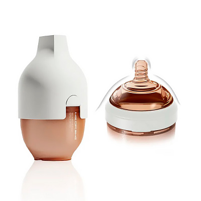 Антиколиковая бутылочка для кормления от 0 месяцев 160 мл Heorshe HOS20-02-001-SW белая 4