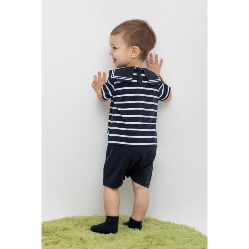 Полукомбинезон Полоски Crockid КР 6159 индиго фото 4