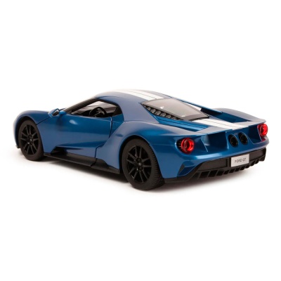 Машина радиоуправляемая Ford GT фары светятся двери открываются Rastar 78100BL