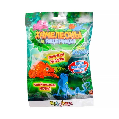 Фигурки сюрприз Хамелеоны и ящерицы Sbabam 7-CN23 3