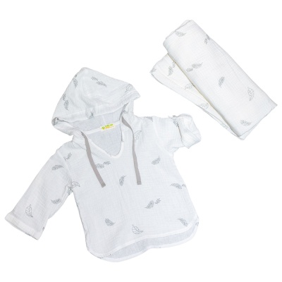 Рубашка Пёрышки Чуди Кидс 087525-3 белый 02