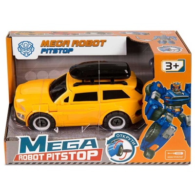 Машинка конструктор Мега Робот Pit Stop PS-1909-1-2 3