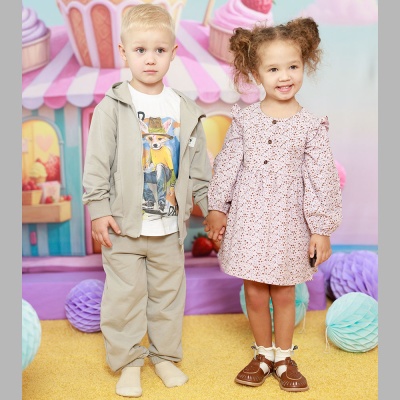 Спортивный костюм Чуди Кидс 288425-1 серый 02