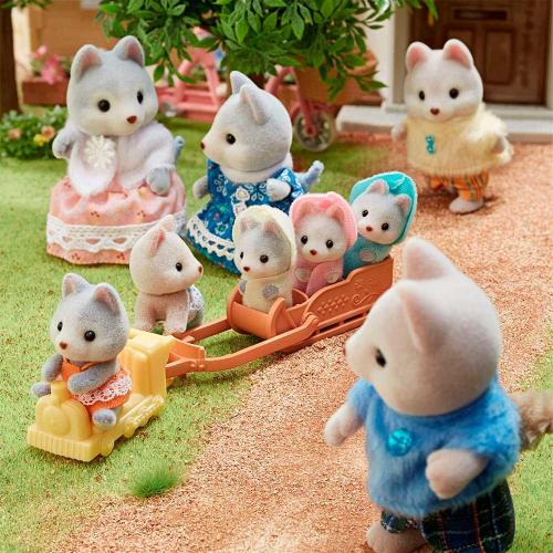 Игровой набор Sylvanian Families Хаски-близняшки Epoch 5638 фото 3