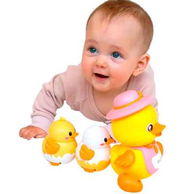 Музыкальная игрушка-каталка Уточка и утята на магнитах Om&Mom 40697 4