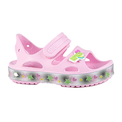 Сандалии для девочки Kapika 82240-1 розовые 1