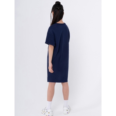 Платье туника летнее D988.04 Smena 45043 темно синее 2