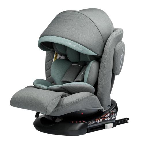 Автокресло Indigo Smart+ IsoFix серый-зелёный фото 2