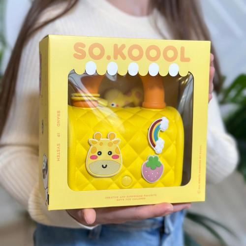 Сумочка-мини детская дизайнерская Koool K54 жёлтая фото 3