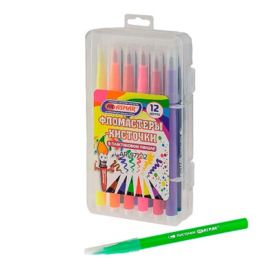 Фломастеры-кисточки Asmar AR-977-12 1