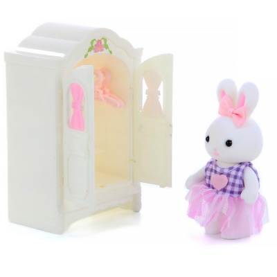 Кукла Зайчик с набором мебели Спальня Veld Co 113306 3