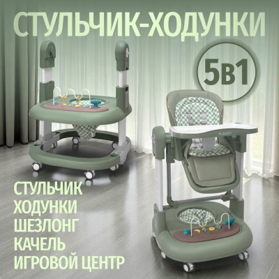 Стульчик для кормления Bubago William BG 193-1 зелёный 02