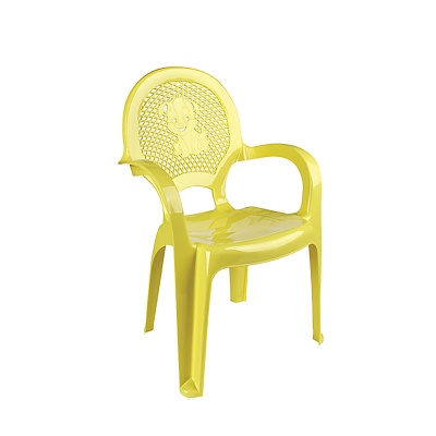 Стул детский Дуня Dunya Plastik 06206 жёлтый