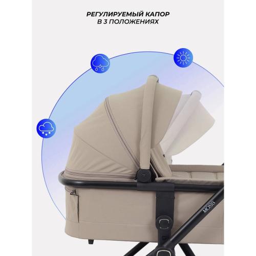 Коляска 2 в 1 Rant Moss RA321 Beige фото 4