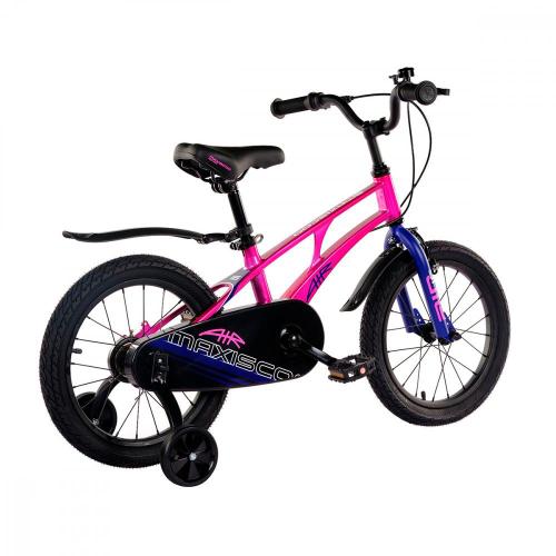 Велосипед детский Maxiscoo Air Стандарт 16'' 2024 Maxitoys MSC-A1634 розовый жемчуг фото 2