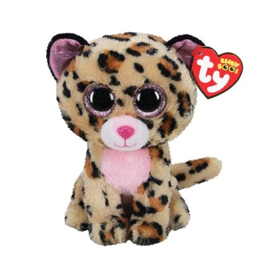 Игрушка мягкая Beanie Babies леопард Livvie 25см Ty Inc 36490