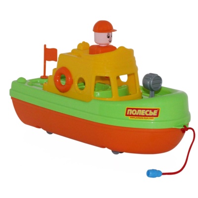 Игрушка-каталка Катер Спасатель Полесье 47229 Игрушка-каталка Катер Спасатель Полесье 47229