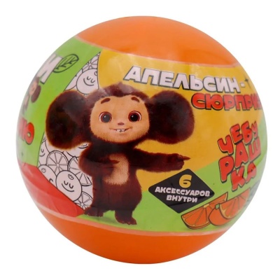 Капсула сюрприз Чебурашка 6 см с аксессуарами Funky Toys CHE2404 3