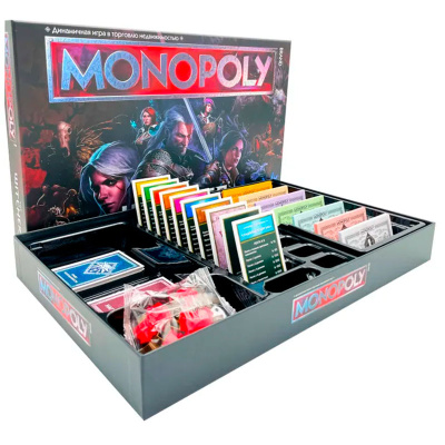 Настольная игра монополтия Ведьмак Hasbro WM04623 5