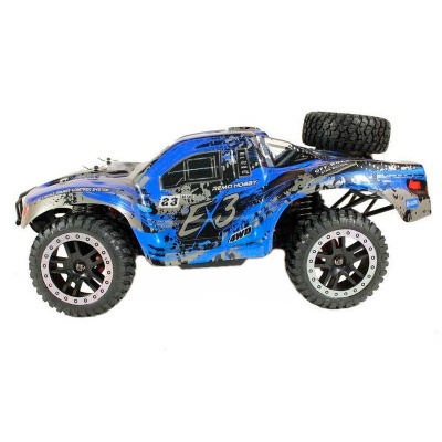 Игрушка Радиоуправляемый Шорт-корс EX3 Brushless Upgrade Remo Hobby RH10EX3TOP-UPG-BLUE 2
